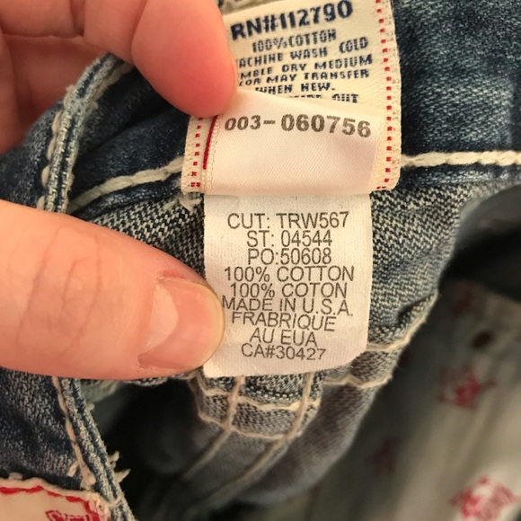 BNWOT TRUE RELIGION JEANS SIZE 29 **Authentic** - Picture 3 of 3